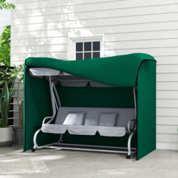 Outsunny 3 Seater Green Anti-UV Garden Swing Cover - Size: 172 x 125 x 220cm - Wilko - thumbnail 3