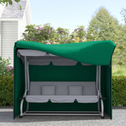 Outsunny 3 Seater Green Anti-UV Garden Swing Cover - Size: 172 x 125 x 220cm - Wilko - thumbnail 4