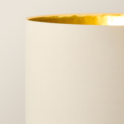 ValueLights Marissa Beige and Gold Shade Black Ball LED Floor Lamp - Size: 145 x 45 x 45cm - Wilko - thumbnail 4