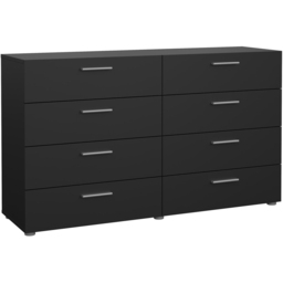 Florence 8 Drawer Black Chest of Drawers - Furniture to Go - Wilko - thumbnail 3