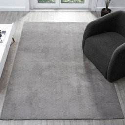Desire Rugs Comfy Dark Grey Anti Slip Felt Backing Rug 160 x 220cm - Wilko - thumbnail 3