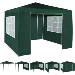 Green 3 x 3m Event Gazebo with Removable Sides - MCC - Wilko - thumbnail 3