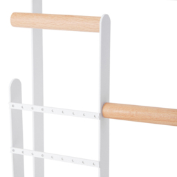 H&O Direct 4 Tier White Jewellery Display Rack - Size: 26 x 22 x 10cm - Wilko - thumbnail 5