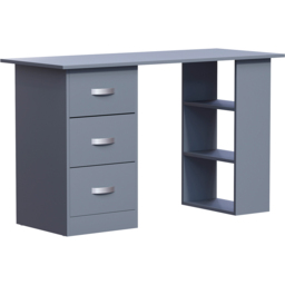 VIDA DESIGNS Mason Computer Desk Grey - Size: 72 x 120 x 49cm - Wilko - thumbnail 3