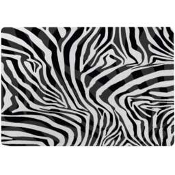 Benjamin Tate Design Faux Wool Large Animal Print Rug 200 x 140cm - Size: 200 x 140 x 1cm - Black - Wilko - thumbnail 1