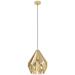 EGLO Carlton Gold Pendant Light - Size: 110 x 31 x 110cm - Wilko - thumbnail 1