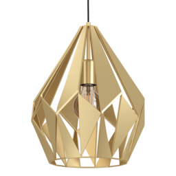 EGLO Carlton Gold Pendant Light - Size: 110 x 31 x 110cm - Wilko - thumbnail 4
