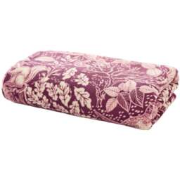 Deyongs Pink Winter Forest Throw 140 x 180cm - Wilko - thumbnail 1