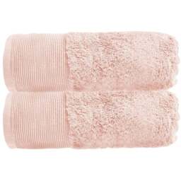 Allure Bath Fashions Bamboo Rose Pink Luxury Marlborough Hand Towel - Size: 50 x 90cm - Wilko