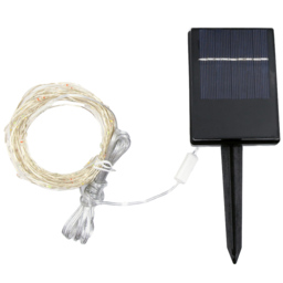 GardenKraft Multicolour 100 Micro Solar LED String Light - Size: 15 x 12 x 7cm - Wilko - thumbnail 3