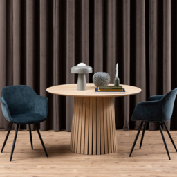Florence Christo Round 4 Seater Dining Table White Oak - Furniture To Go - Wilko - thumbnail 7