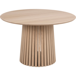 Florence Christo Round 4 Seater Dining Table White Oak - Furniture To Go - Wilko - thumbnail 3