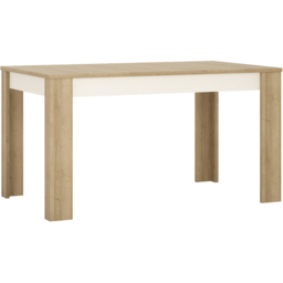 Florence Lyon 6 Seater 140 to 180cm Extending Dining Table Riviera Oak and White - Multi - Furniture to Go - Wilko - thumbnail 3