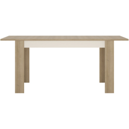 Florence Lyon 6 Seater 140 to 180cm Extending Dining Table Riviera Oak and White - Multi - Furniture to Go - Wilko - thumbnail 4