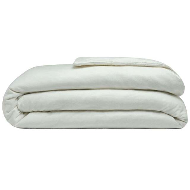 Serene Single Apple Green Brushed Cotton Duvet Cover - Wilko - image 1