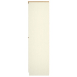 Crowndale Warwick 2 Door Cream Ash and Oak Double Wardrobe - Wilko - thumbnail 4