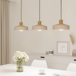 EGLO Valdiola Sandy Pink 3L Pendant - Size: 110 x 23 x 93cm - Cream - Wilko - thumbnail 3