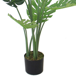Leaf Luxury Monstera Plant Pot 120cm - Size: 120 x 70 x 70cm - Green - Wilko - thumbnail 4