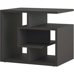 Decortie Labirent Anthracite Grey Multipurpose Coffee Table - Size: 45 x 54 x 40cm - Black - Wilko - thumbnail 3