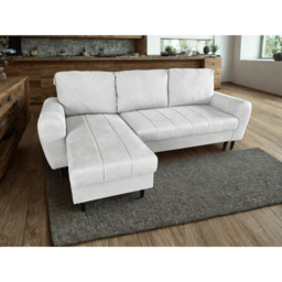 DS Living Sienna 3 Seater Silver Fabric Right Hand Chaise Sofa Bed - Wilko - thumbnail 3