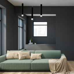 Milagro Carbon Black LED 3 Pendant Lamp 230V - Size: 3 x 45 x 90cm - Wilko - thumbnail 5