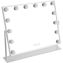 Living and Home White LED Makeup Mirror with Modes - Size: 45.5 x 55 x 10cm - Wilko - thumbnail 5