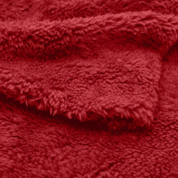 Velosso Double Red Teddy Fleece Duvet Set - Wilko - thumbnail 4