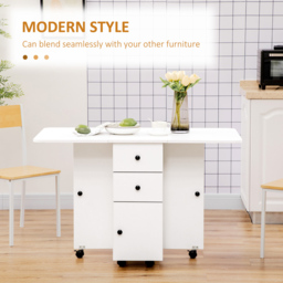 Portland 6 Seater Extendable Dining Table White - Wilko - thumbnail 6