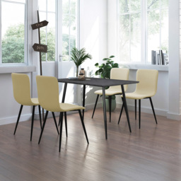 Loft24 Monza 4 Seater Grey Oak Rectangular Dining Table - Fishbone Greyoak/Black - Wilko - thumbnail 7
