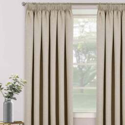 Divante Dusk Blackout Thermal Curtains - Natural/137cm/168cm - Wilko - thumbnail 6