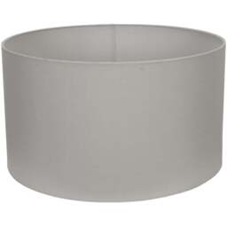 ValueLights Reni Grey Fabric Large Drum Shade - Size: 45 x 25 x 45cm - Wilko