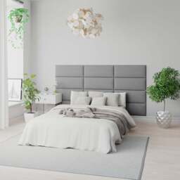 Aspire EasyMount Grey Eire Linen Upholstered Wall Mounted Headboard Panels 4 Pack - Aspire Beds - Wilko - thumbnail 1