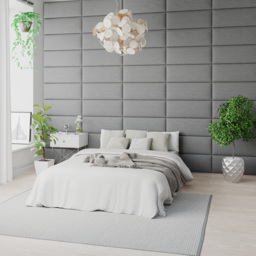 Aspire EasyMount Grey Eire Linen Upholstered Wall Mounted Headboard Panels 4 Pack - Aspire Beds - Wilko - thumbnail 3