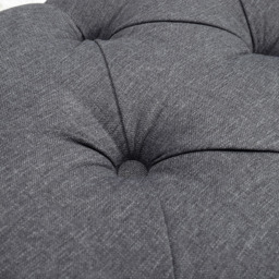 Living and Home Grey Storage Ottoman Bench - Wilko - thumbnail 6
