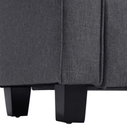 Living and Home Grey Storage Ottoman Bench - Wilko - thumbnail 7