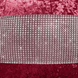 Intimates Diamonte Crushed Velvet Raspberry Filled Cushion 43 x 43cm 2 Pack - Red - Wilko - thumbnail 3