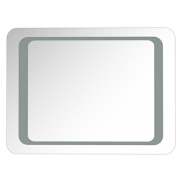 LED Wall Mounted Steam Free Illuminated Bathroom Mirror 80 X 60Cm - Size: 4.2 x 80 x 60cm - Living and Home - Wilko - thumbnail 4