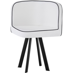 Comfy Living 6 Seater Dining Set White - Wilko - thumbnail 5