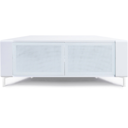MDA Designs Corvus 2 Door White TV Cabinet - Size: 45 x 120 x 47cm - Wilko - thumbnail 4