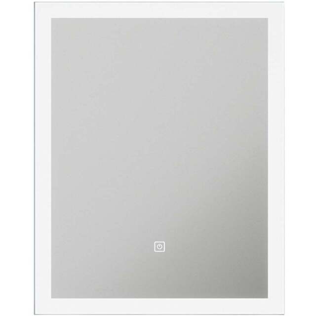 Sorrelis Mirae LED Mirror with Shaver Socket 50 x 39cm - Size: 39 x 50 x 5.4cm - Multi - Wilko - image 1