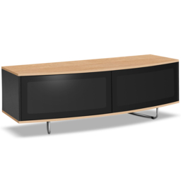 Centurion Supports Caru Gloss Black 2 Door TV Unit - Size: 43 x 120 x 50cm - Multi - Wilko - thumbnail 7
