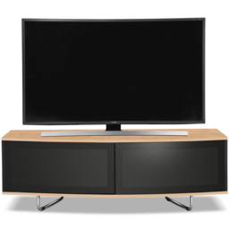 Centurion Supports Caru Gloss Black 2 Door TV Unit - Size: 43 x 120 x 50cm - Multi - Wilko - thumbnail 5