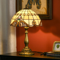 Portland Decorative Table Lamp - Size: 48 x 30 x 30cm - Multi - Wilko - thumbnail 3