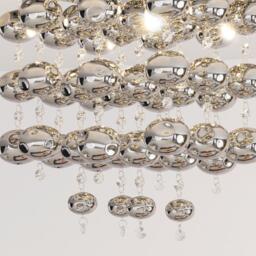 Layla Square Flush Ceiling Fitting Chrome - Wilko - thumbnail 7