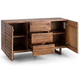 Julian Bowen Woburn 2 Door and 3 Drawer Sideboard - Brown - Wilko - thumbnail 6
