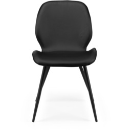 Julian Bowen Set of 2 Black Otto Dining Chairs - Wilko - thumbnail 5