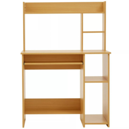 Interiors by Premier Housewares Home Office Desk Brown - Size: 90 x 50 x 128cm - Wilko - thumbnail 4