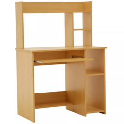Interiors by Premier Housewares Home Office Desk Brown - Size: 90 x 50 x 128cm - Wilko - thumbnail 3