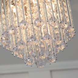 Silver Spiral 5 Light Chandelier - Wilko - thumbnail 6