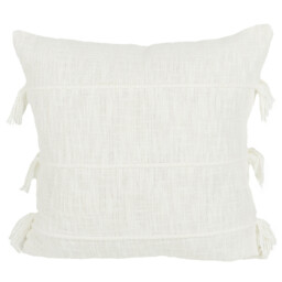 Eboni Tassel Cushion - Natural - Wilko - thumbnail 3